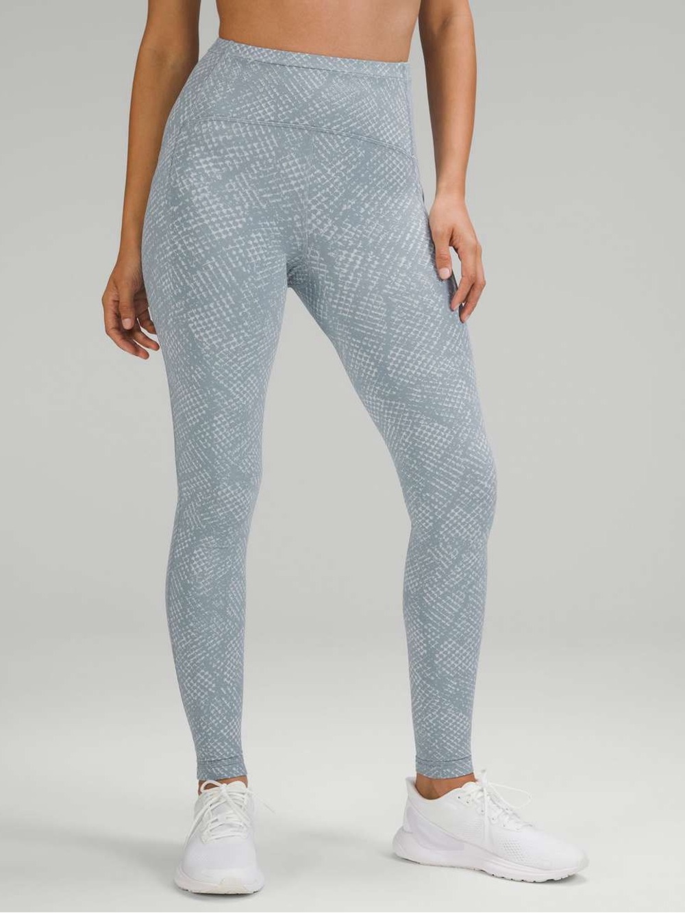 Lululemon Wunder Under HR Tights Reptilia Jacquard Chambray Starlight 6